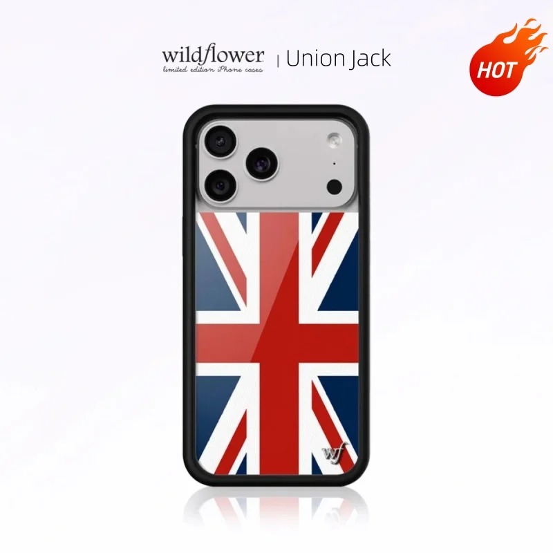Phone Cases London - Fashion Wildflower Ins Union Jack Phone