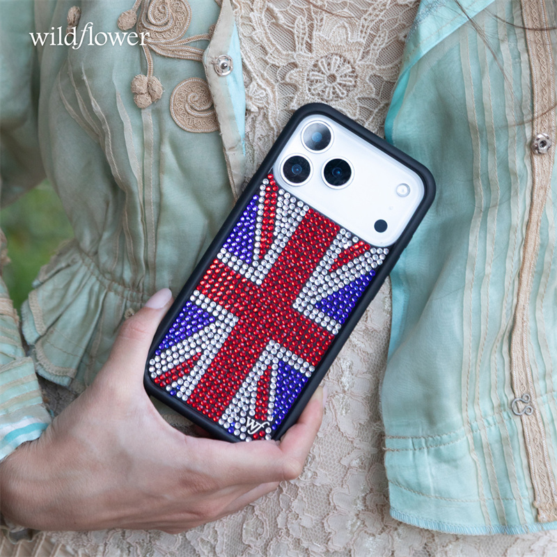 Sparkling Rhinestone Union Jac - Phone Cases London recension och pris
