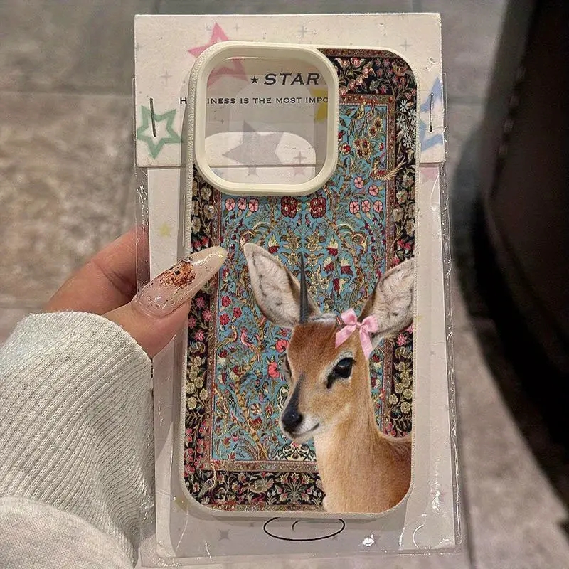 Vintage Deer Lichee Silicone P - Phone Cases Xiaomi 15 recension och pris