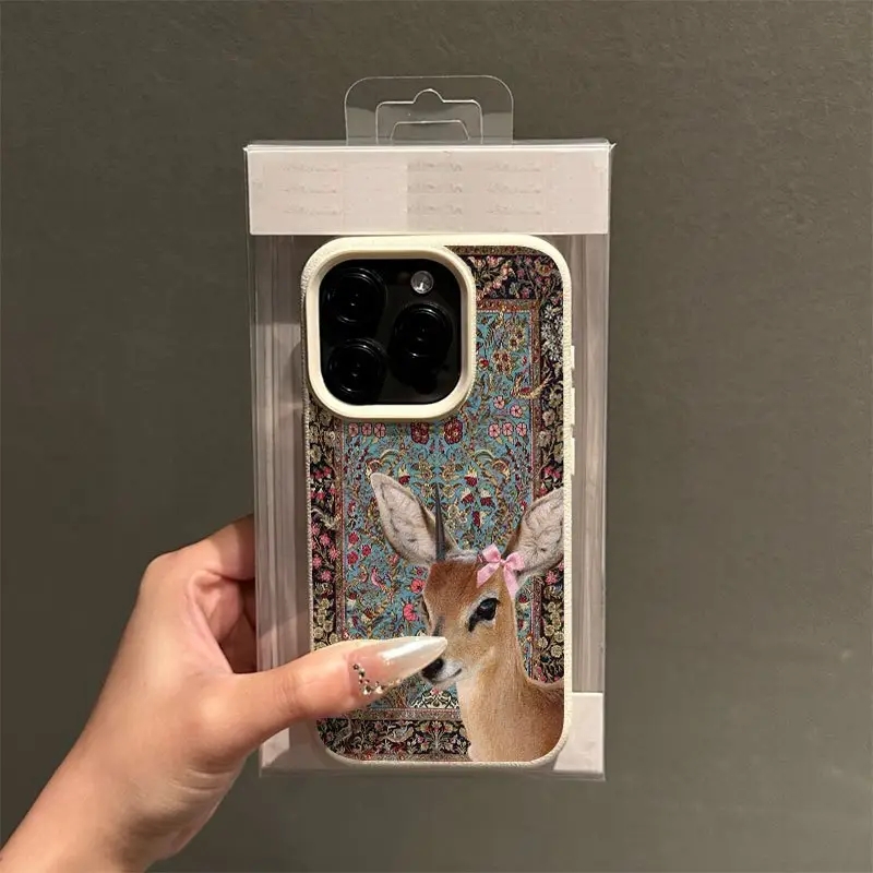 Vintage Deer Lichee Silicone P - Phone Cases Xiaomi 15 recension och pris