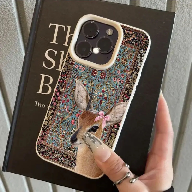 Vintage Deer Lichee Silicone P - Phone Cases Xiaomi 15 recension och pris