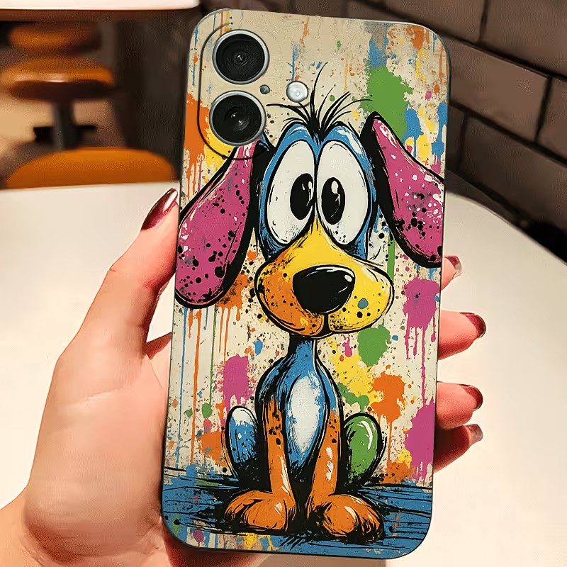 Graffiti Colored Puppy TPU Pho - Phone Cases Xr Iphone recension och pris