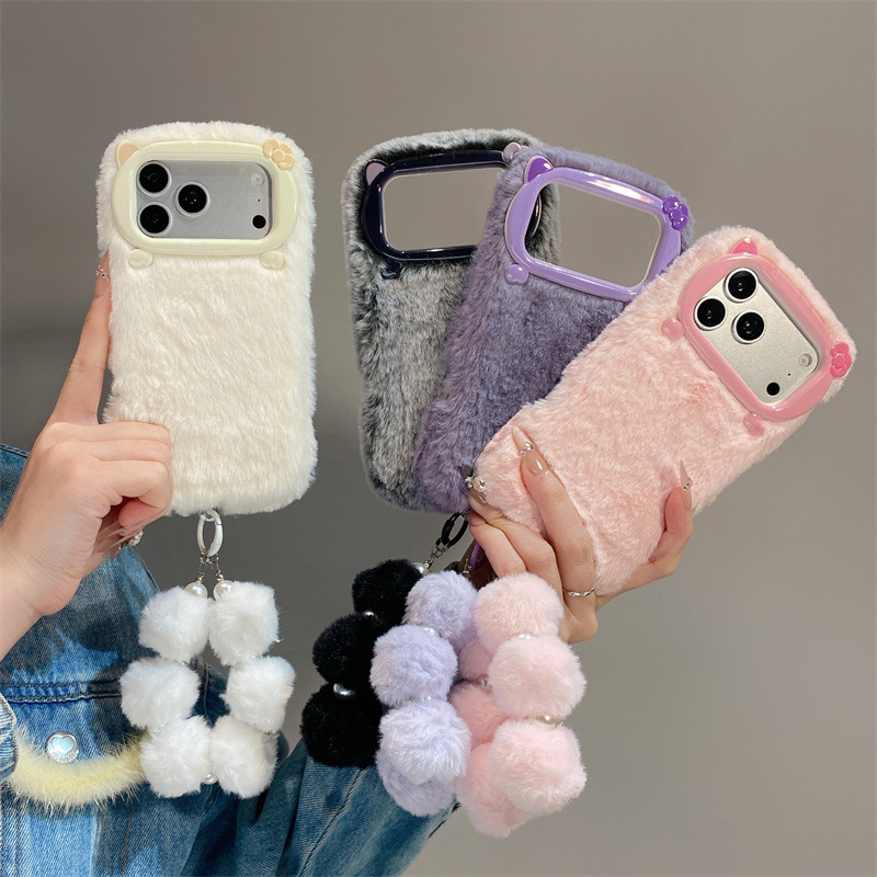 Luxury Solid Colors Furry Plus - Phone Cases Iphone 13 recension och pris
