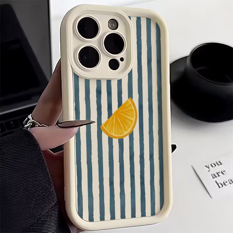 Striped Lemon Slice Pattern Ph - Phone Cases Xr Iphone recension och pris