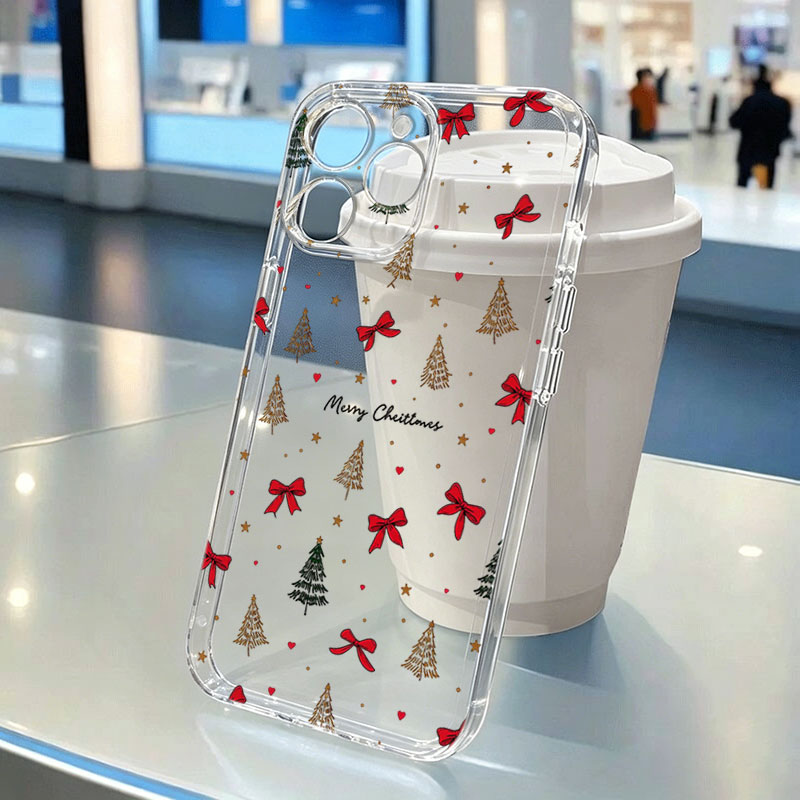 Red Bow Christmas Clear Shockp - Phone Cases Xr Iphone recension och pris