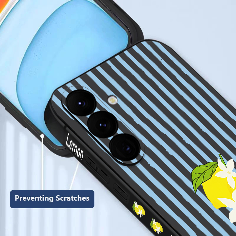 Stripe Lemon Print TPU Phone C - Phone Cases Galaxy A16 5G recension och pris