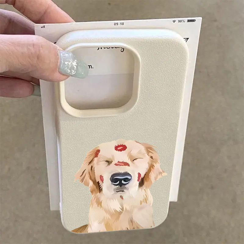Cute Golden Retriever Red Lip  - Phone Cases Galaxy A16 5G recension och pris