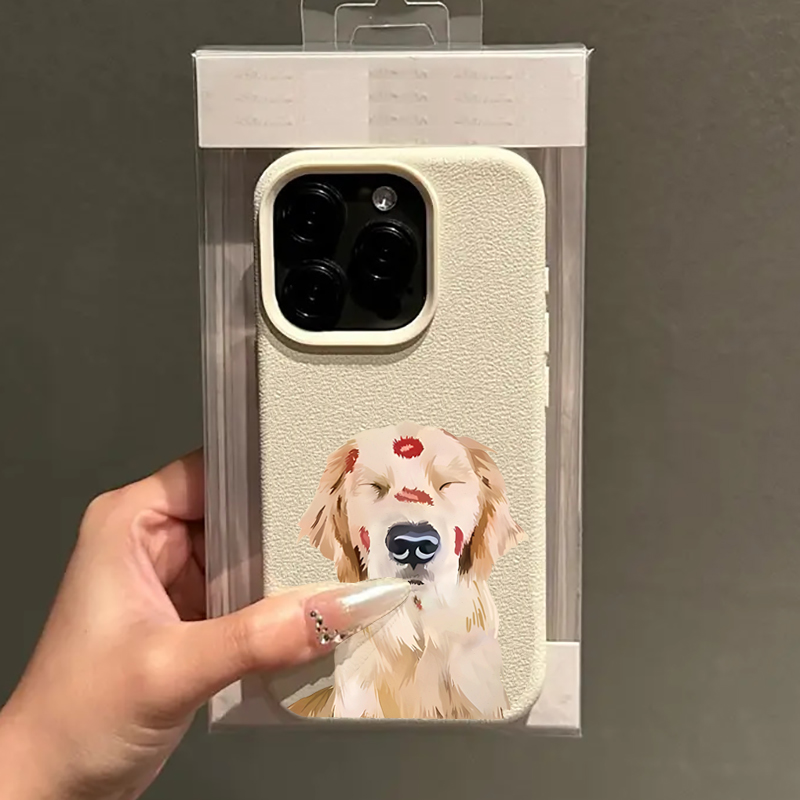 Cute Golden Retriever Red Lip  - Phone Cases Galaxy A16 5G recension och pris