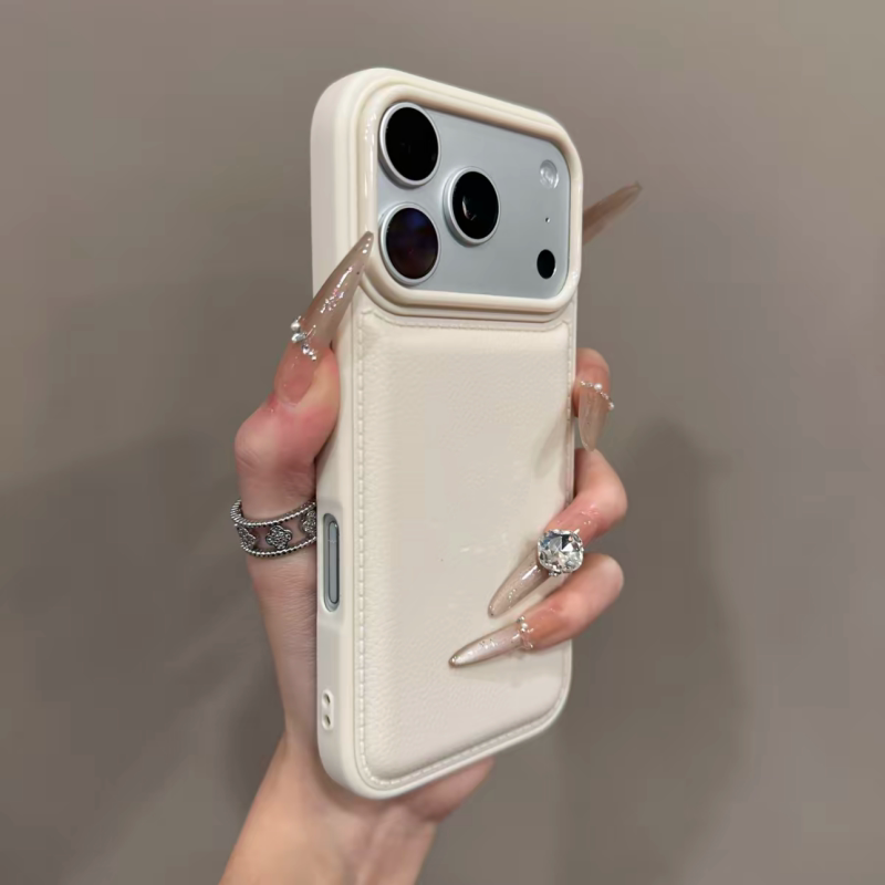 Premium Solid Color Lychee Tex - Phone Cases Iphone 13 recension och pris