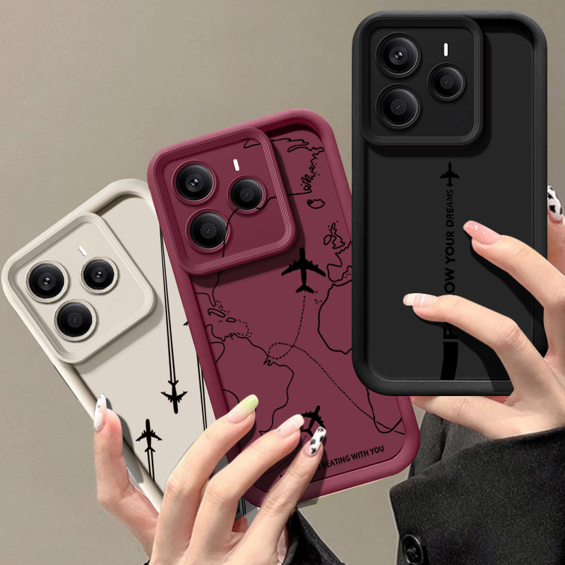 Airplane Route Pattern TPU Pho - Phone Cases Xiaomi 15 recension och pris